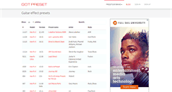 Desktop Screenshot of gotpreset.com